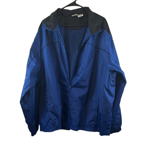Athletic Works Men's Blue Windbreaker Jacket Size 2XL - Picture 1 of 3